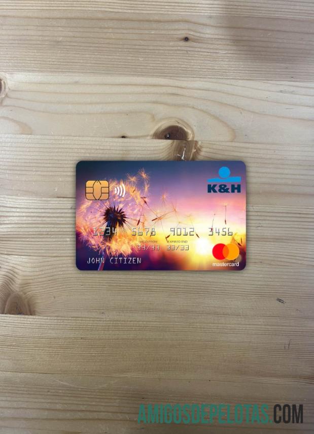 Hungria K&H Bank Mastercard Photolook Front exemplo real
